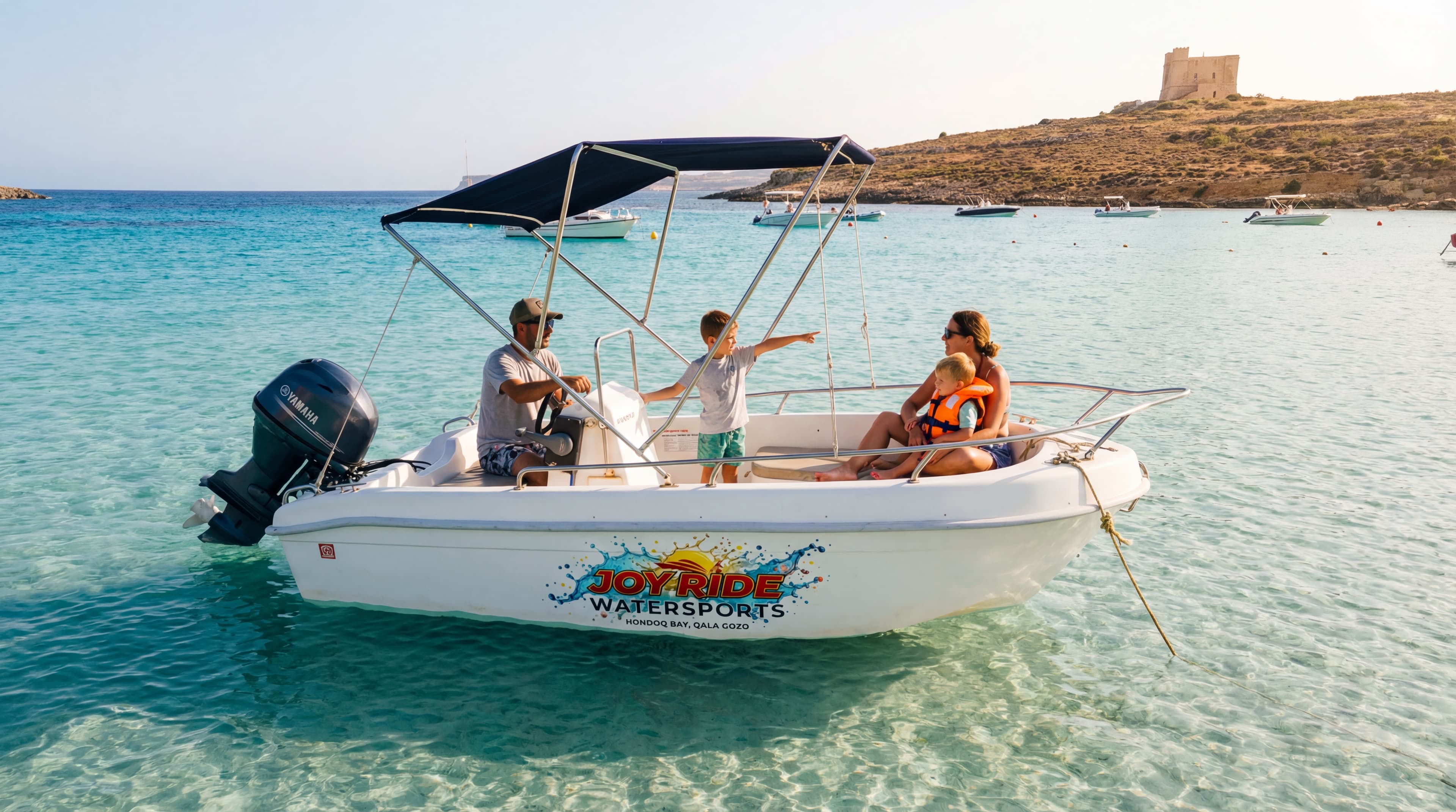 50hp boat in Hondoq Bay